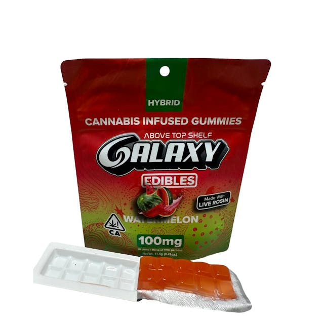 Photograph of Product: Watermelon | 100mg Live Rosin Gummies