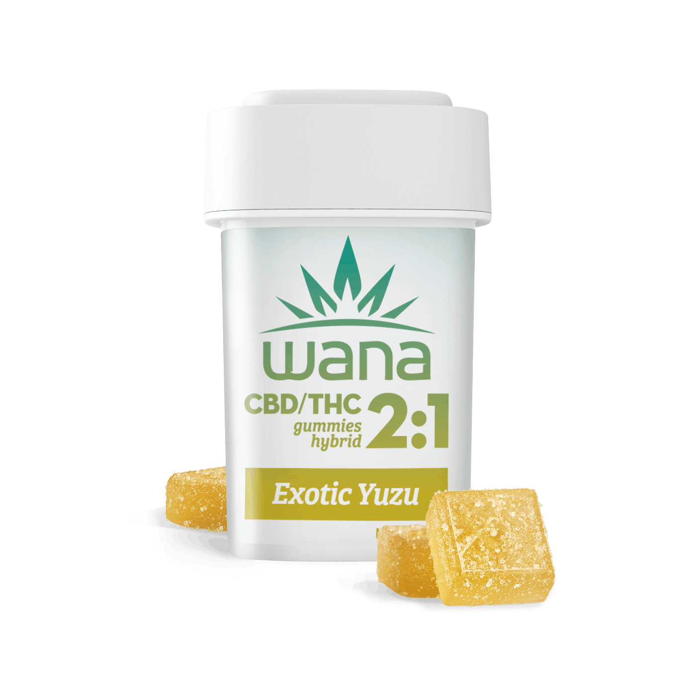 Photograph of product: Exotic Yuzu 2:1 CBD:TH-oui Gummies 100mg