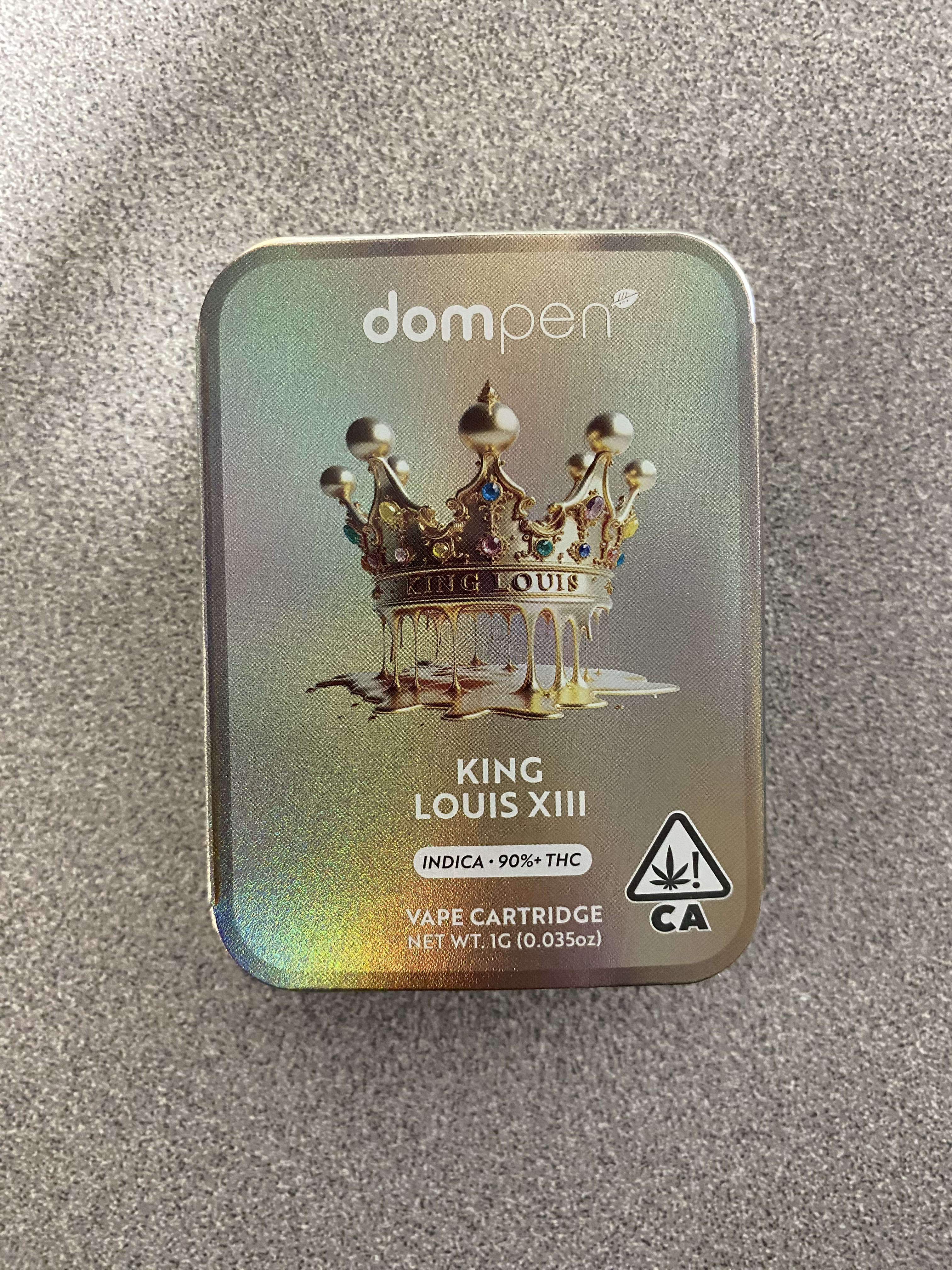 Photograph of product: DOMPEN - KING LOUIS XIII - CARTRIDGE