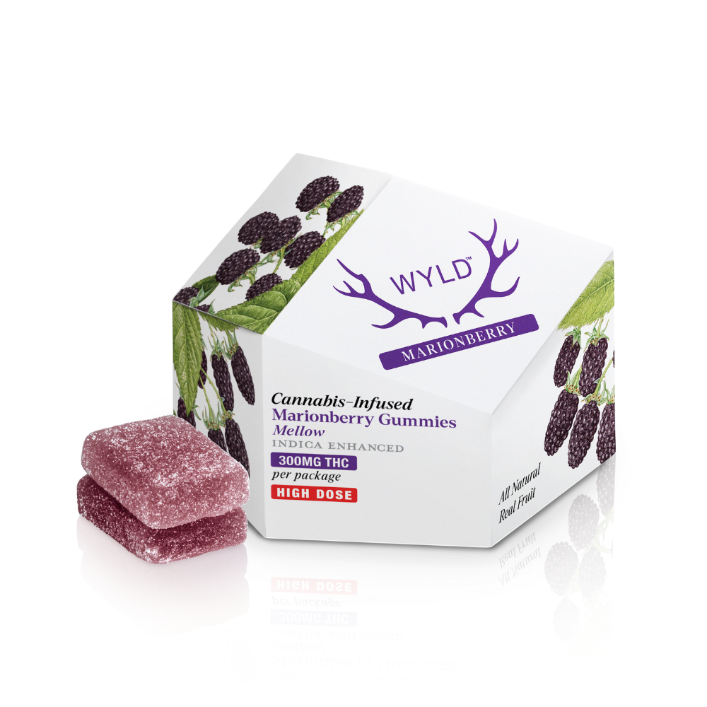 Photograph of Product: Wyld-300mg Gummy-Marionberry