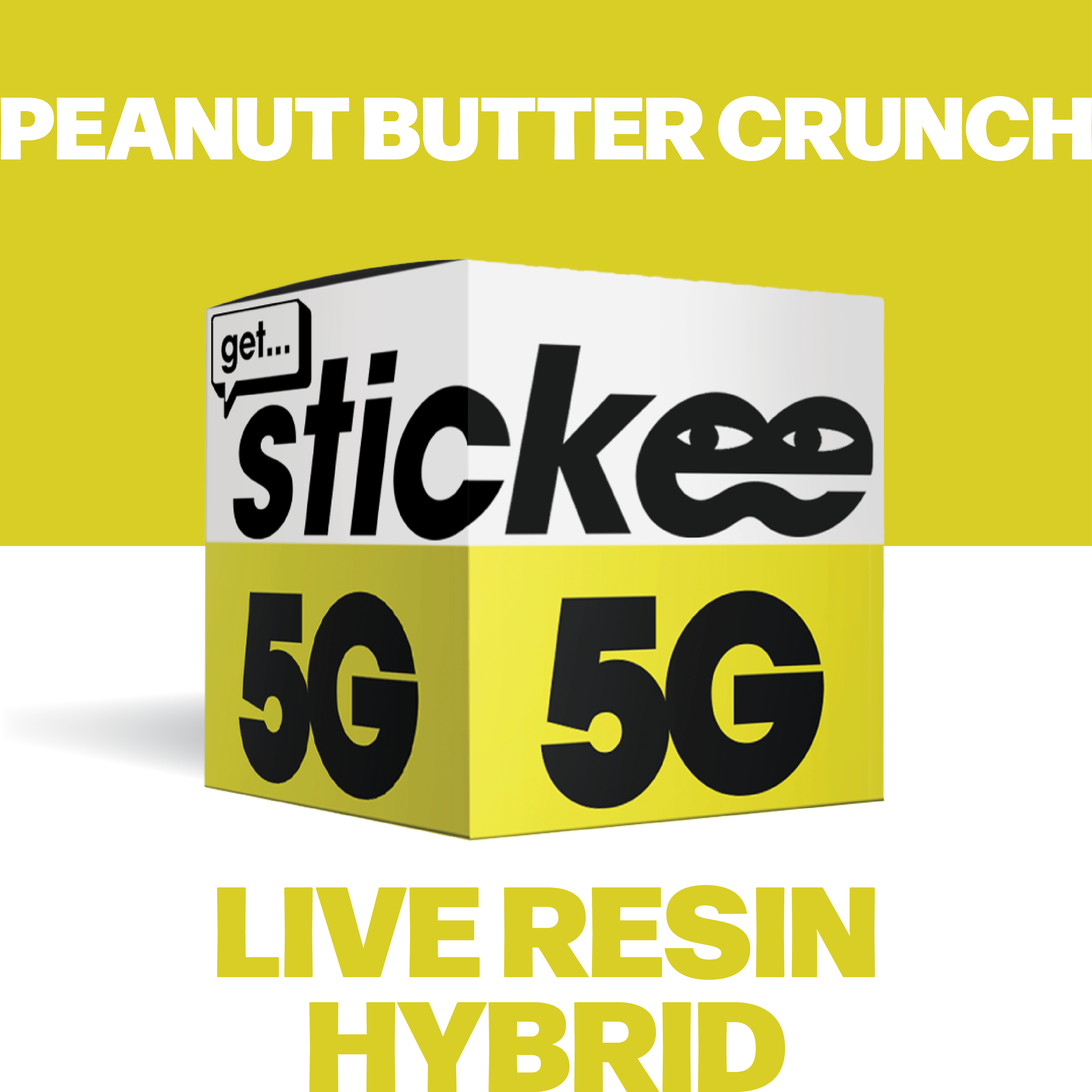 Photograph of product: STICKEE | Peanut Butter Crunch | 5G | Live Resin Concentrate