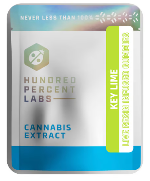 Photograph of product: Key Lime Live Resin Gummies 60mg -6pk
