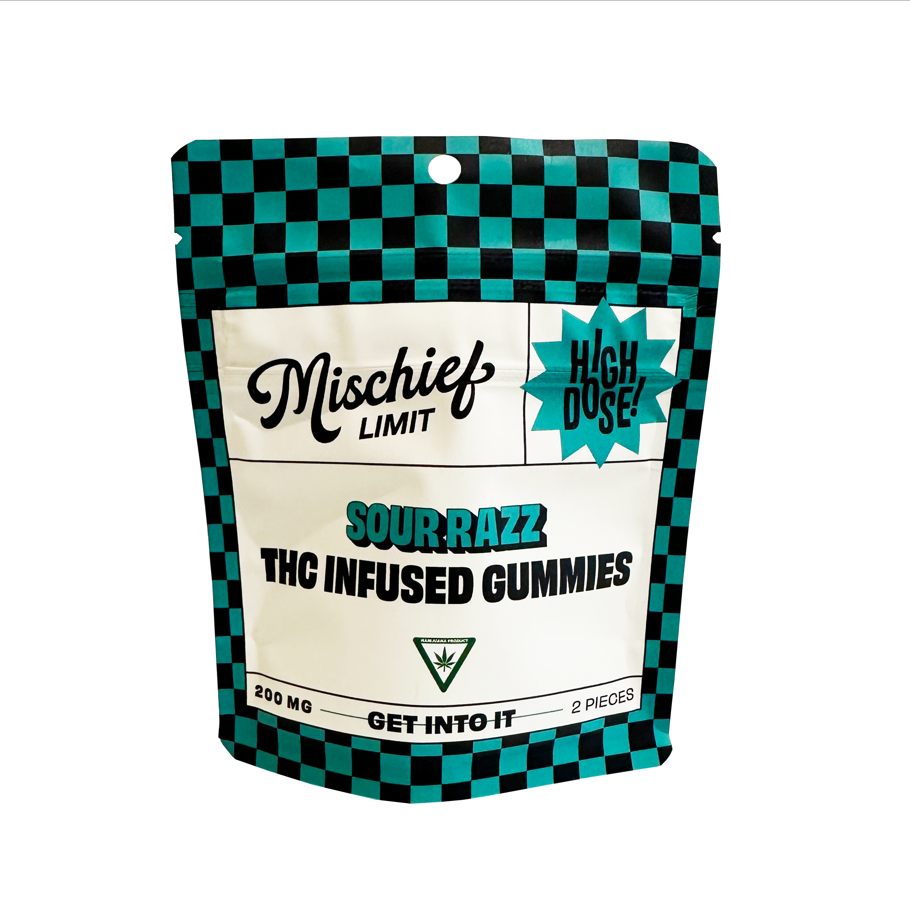 Photograph of Product: Mischief | Sour Razz | Gummies | 200mg