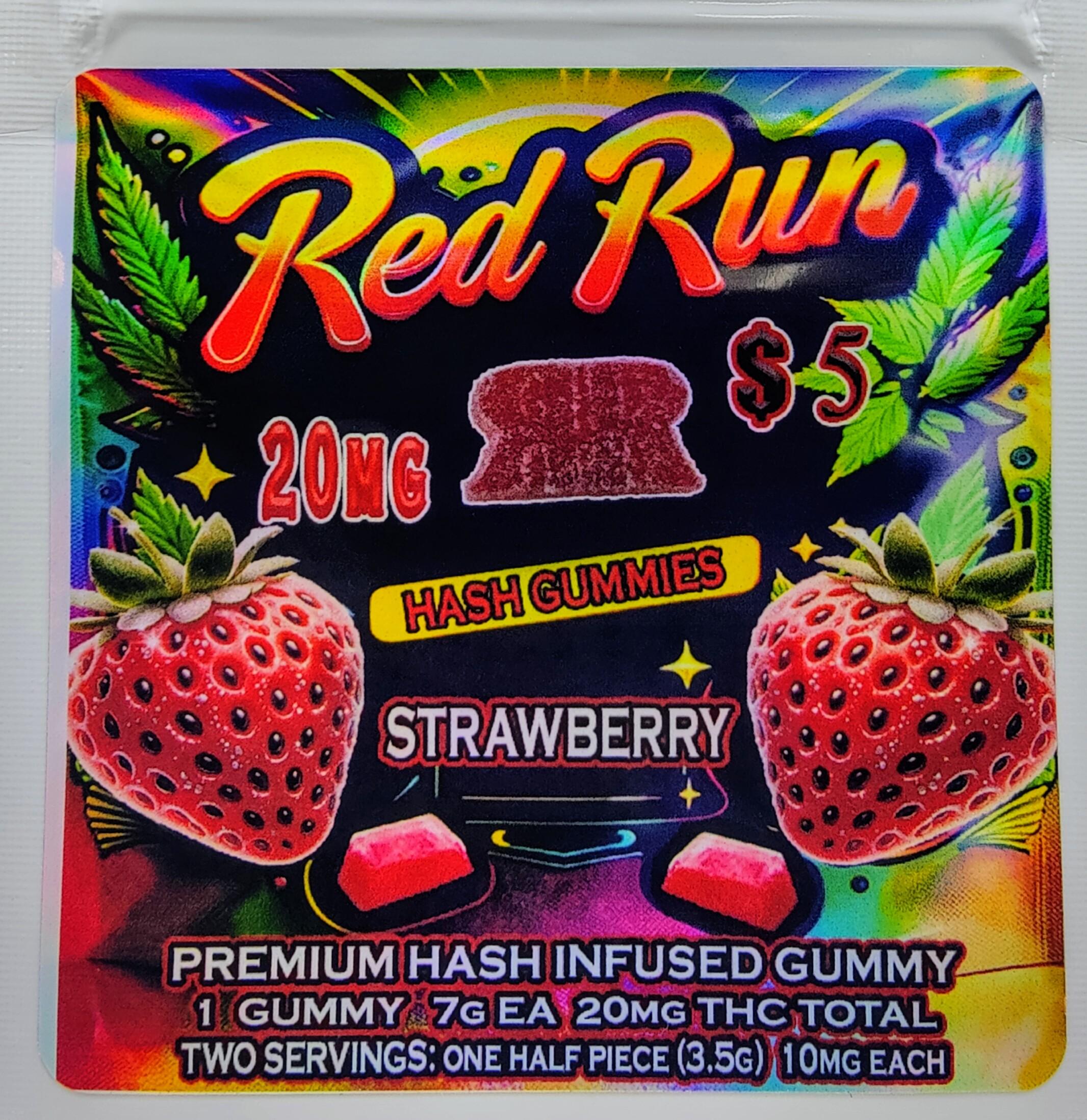 Photograph of product: 20mg Strawberry Gummies