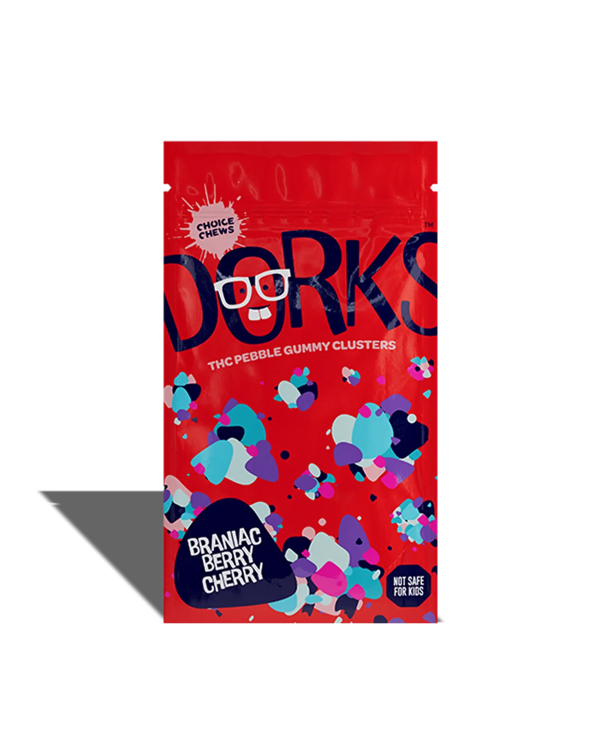 Photograph of product: Choice | Dorks | Brainiac Berry Cherry | Gummies | 200mg