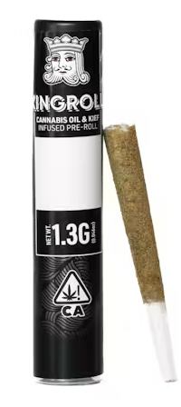 Photograph of product: KINGROLL White Rhino x Cannalope Kush Infused Pre-Roll 1.3G
