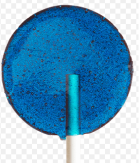 Photograph of product: Mtn High Suckers - Josh Blue's Dream Blueberry Suckers