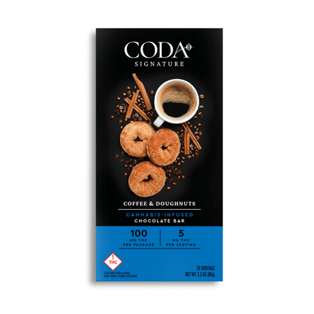 Photograph of product: Coda | Coffee & Doughnuts (100mg)