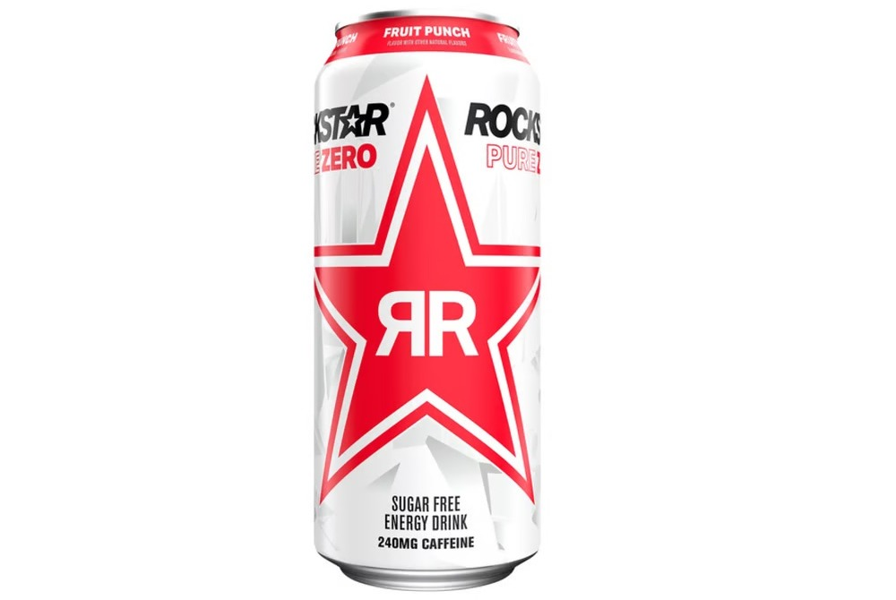 Photograph of Product: ROCKSTAR PURE ZERO FRUIT PUNCH