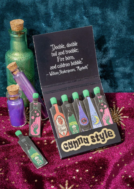 Photograph of product: Potion Bottle Matchbook