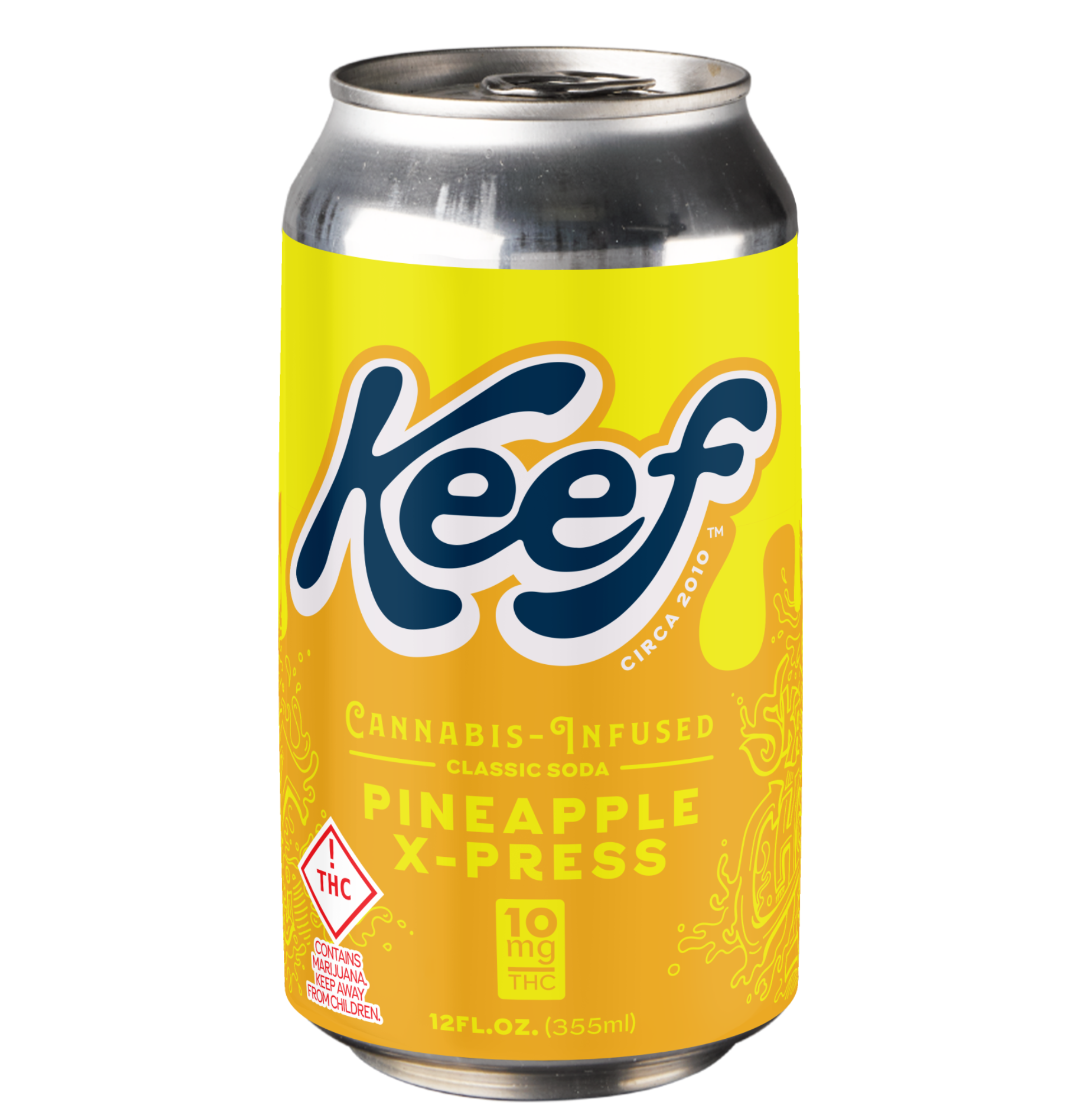 Photograph of product: Keef Cola: Pineapple X-Press