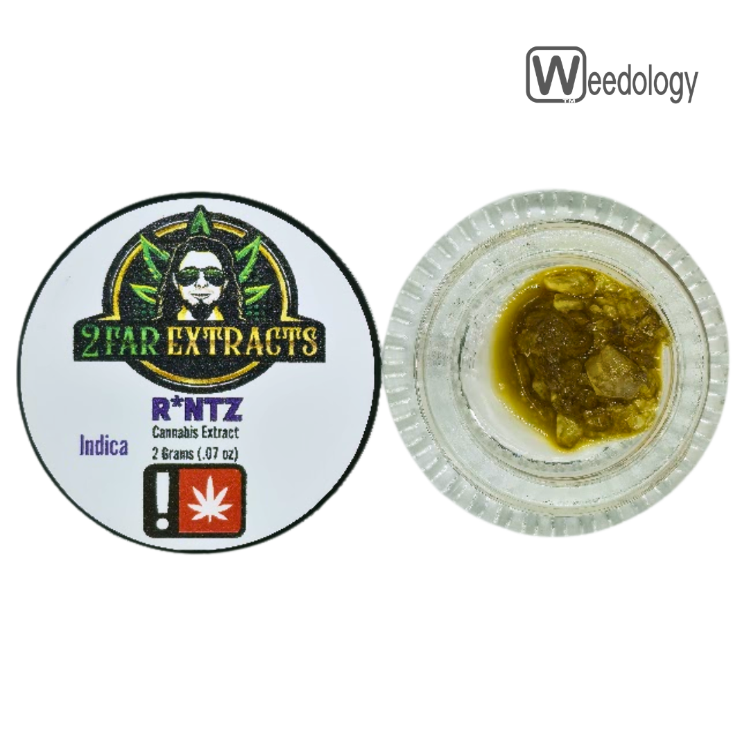 Photograph of product: 2 Far Extracts 2g R*NTZ Rocks & Sauce