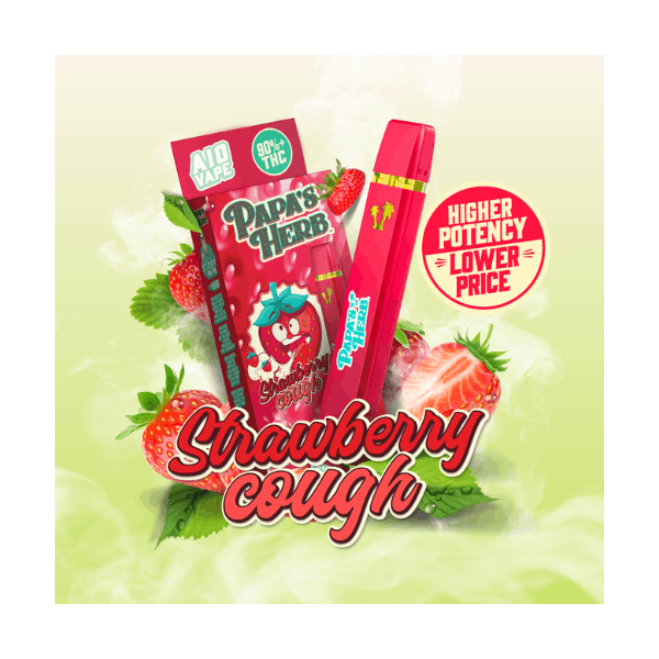Photograph of product: Strawberry Cough | 1g AIO - 