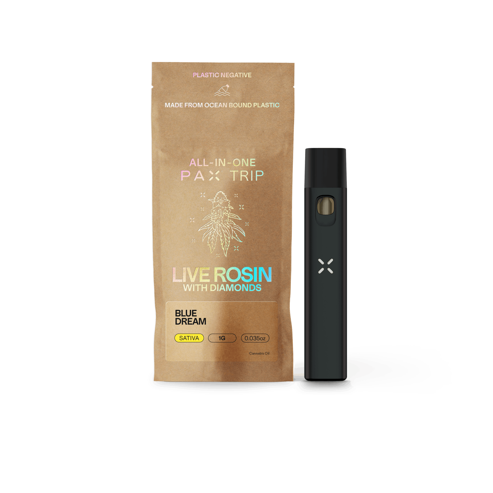 Photograph of product: Blue Dream Live Rosin Disposable 1000mg (S)