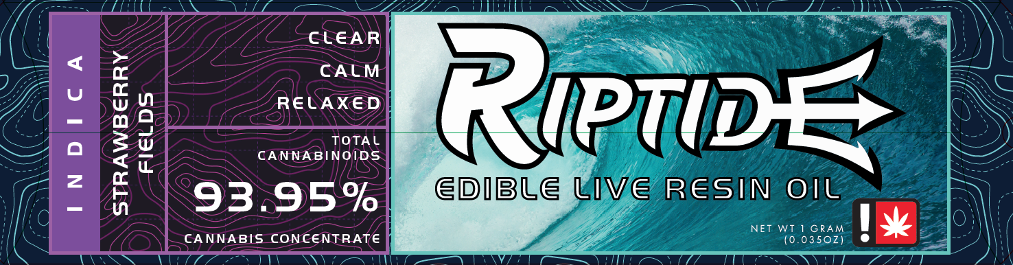 Photograph of product: Riptide - Strawberry Fields (I) - ELRO 1g