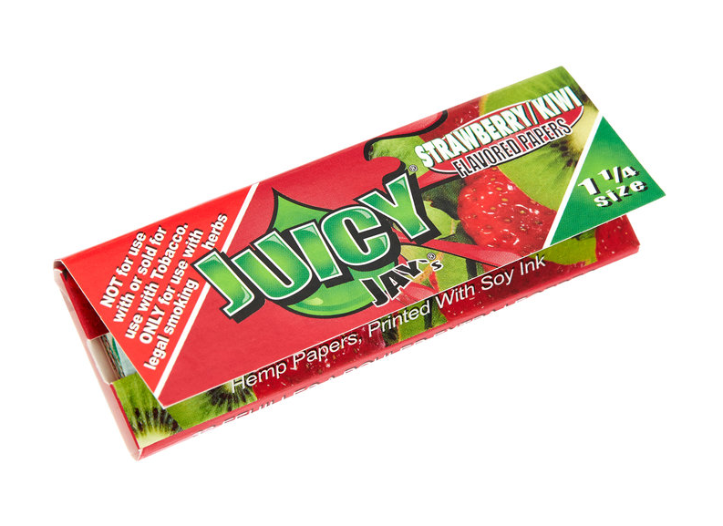Photograph of product: Juicy Jay's Strawberry Kiwi Papers 1-1/4"