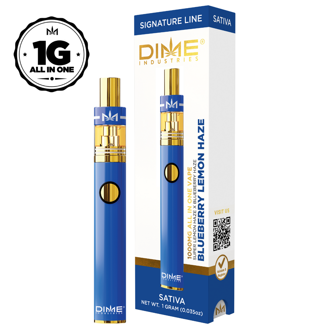 Photograph of product: Dime Distillate AIO | Blueberry Lemon Haze