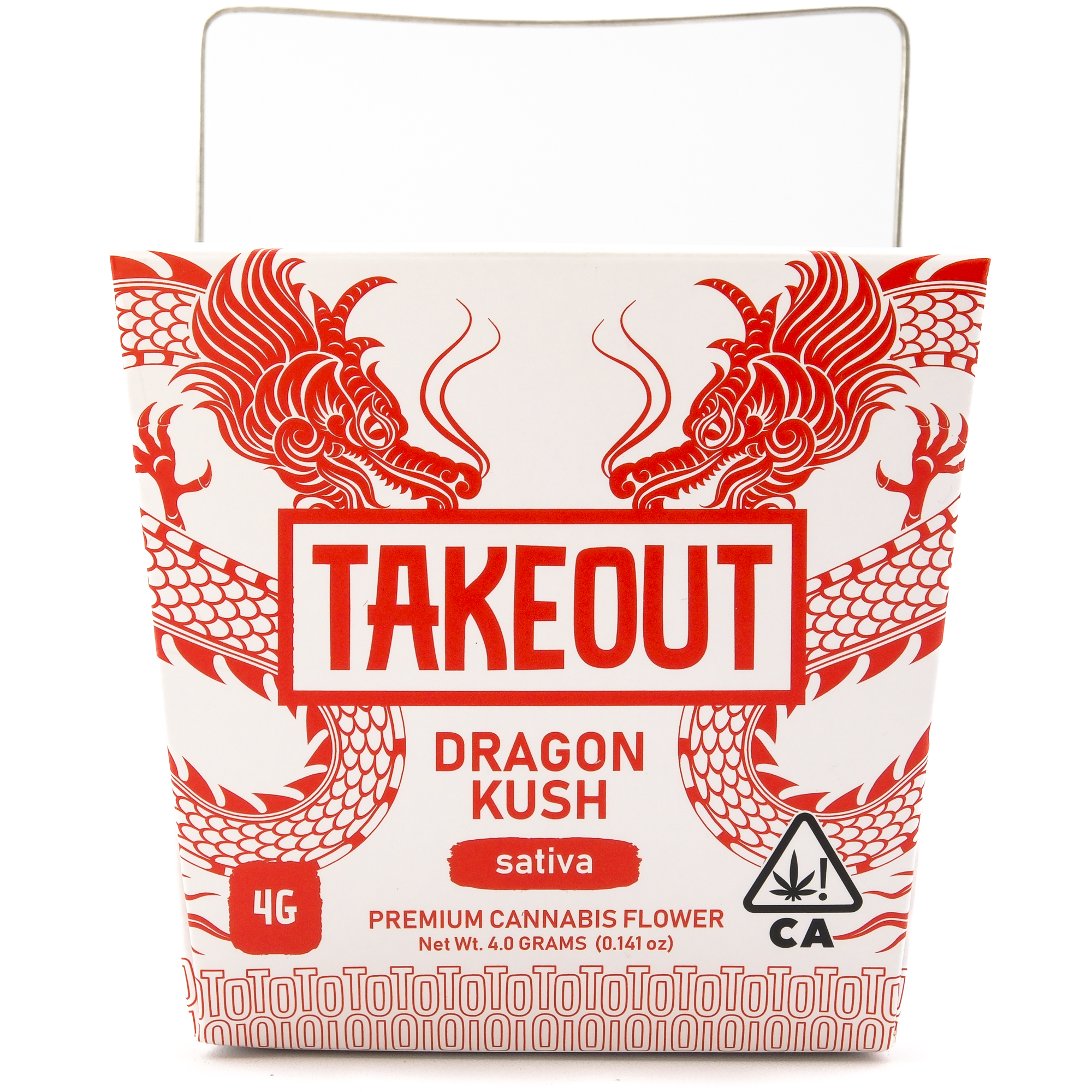 Photograph of product: Dragon Kush 4g Jar - Takeout