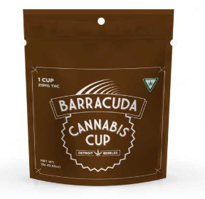 Photograph of Product: Barracuda Cups - Milk Chocolate Peanut Butter - 25mg Single Cup