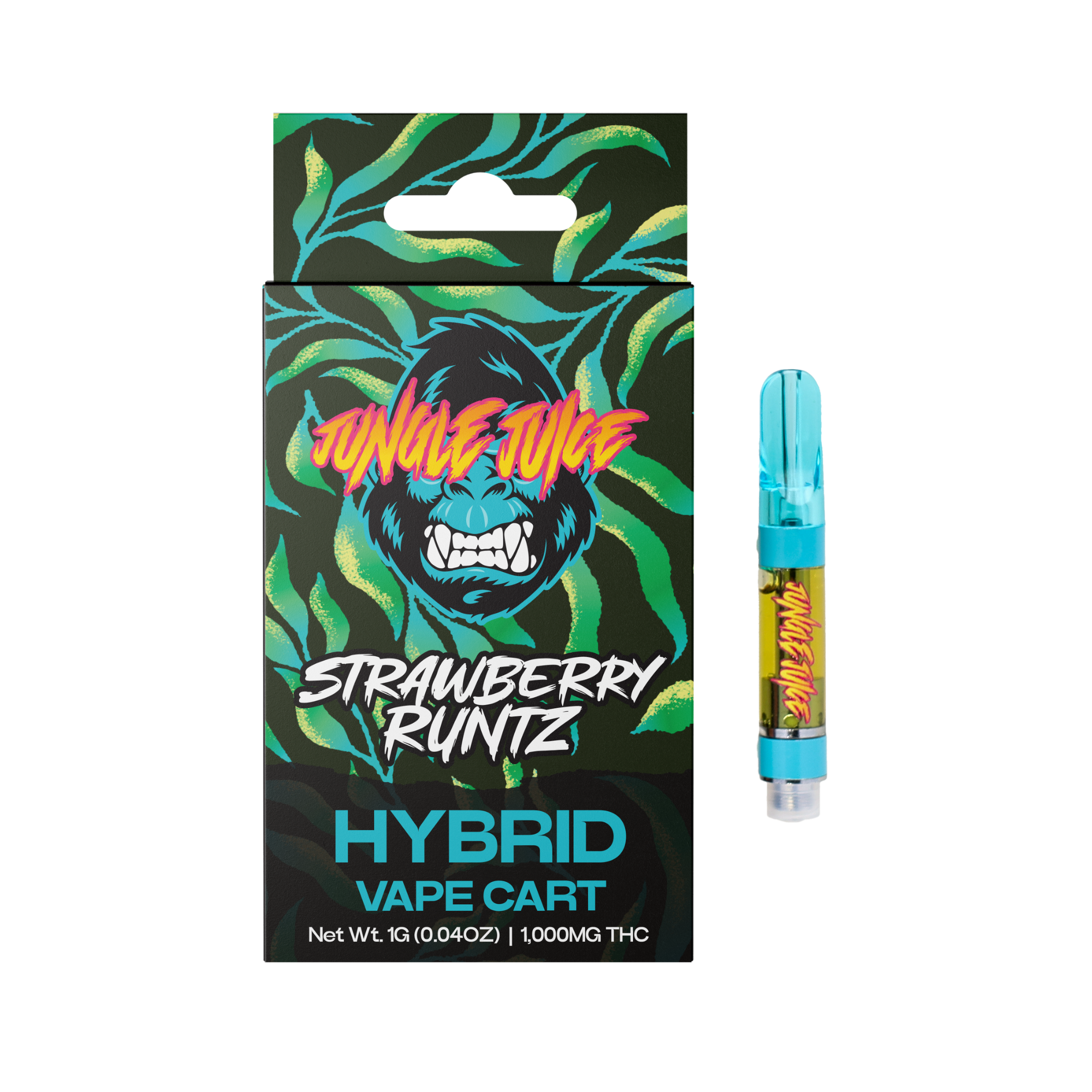 Photograph of product: Jungle Juice 1g Cart Strawberry Runtz
