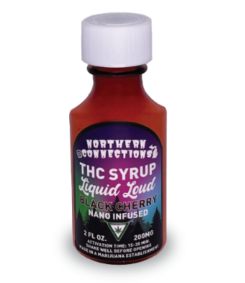 Photograph of product: Northern Connections - Liquid Loud - 200MG Syrup - Black Cherry