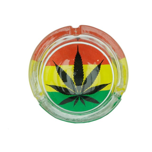 Photograph of product: $10.95 Ashtray - Graphic / Rasta - 