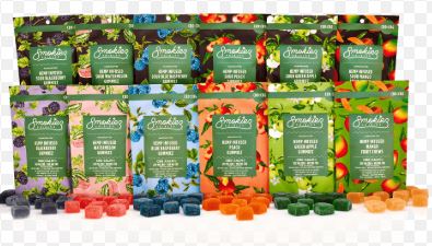 Photograph of product: Smokiez Fruit Chews - Blue Raspberry (1000mg)