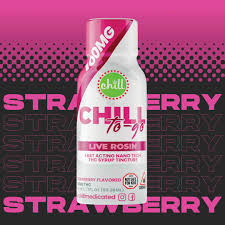 Photograph of product: Chill Medicated Strawberry Live Rosin To Go Syrup 100mg