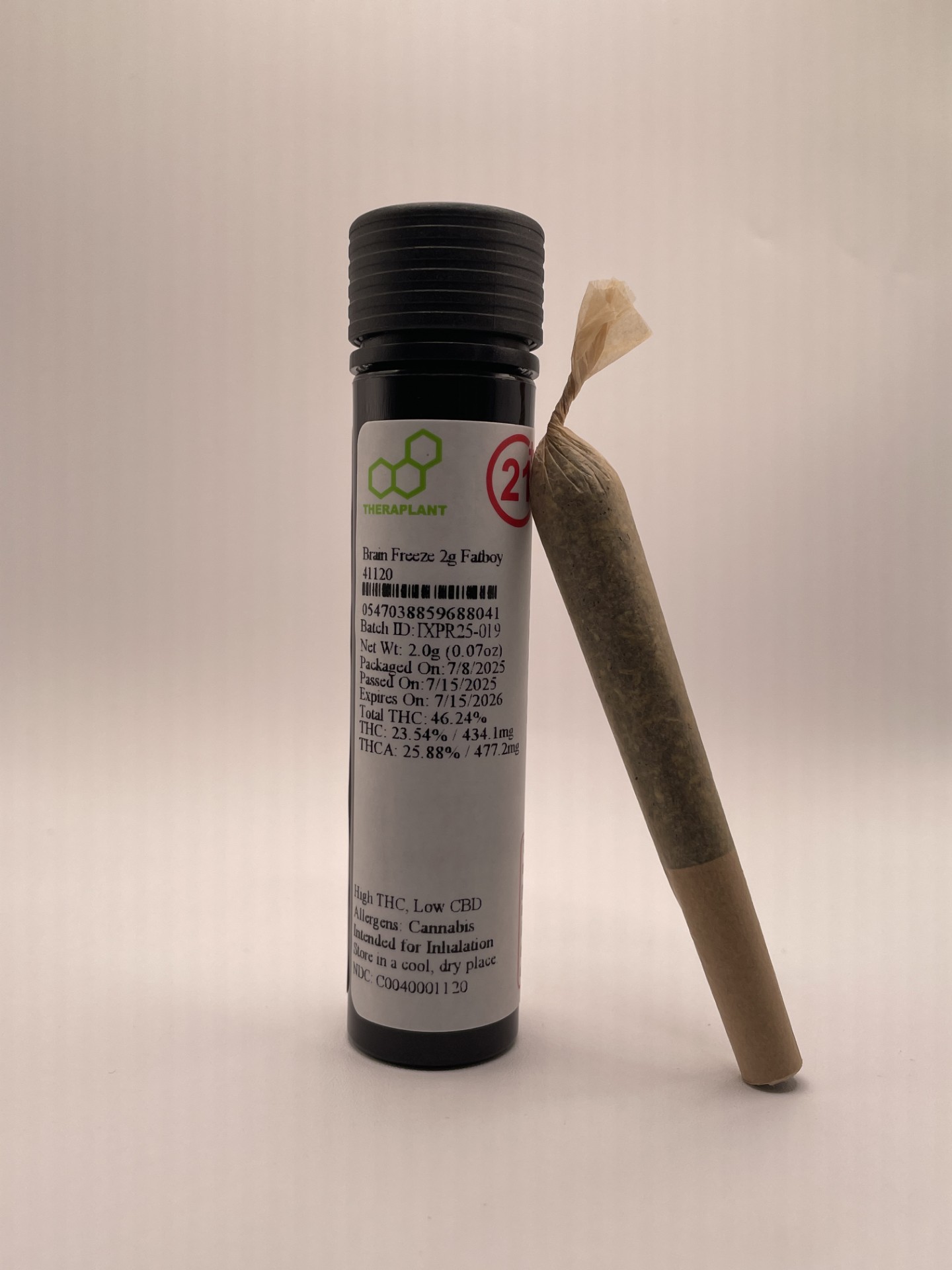 Photograph of product: Brain Freeze | 2g Fatboy ( I ) | 41120 | Theraplant