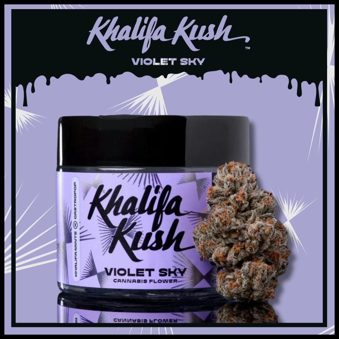 Photograph of product: Violet Sky Flower - 3.5g