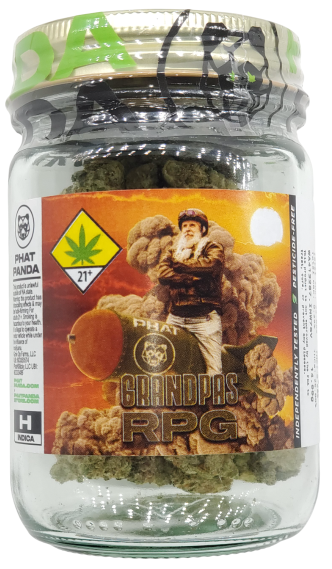 Photograph of product: Phat Panda Bong Buddies Grandpa's RPG 2g