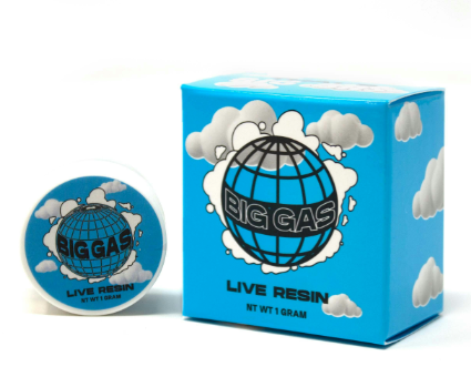 Photograph of product: Big Gas | Strawberry Slurri | Live Resin Badder | 1g