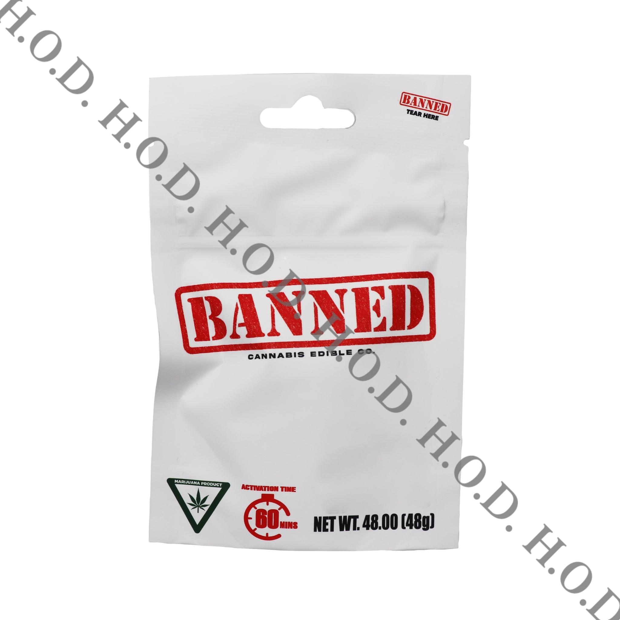 Photograph of product: Banned Green Apple Gummy Clusters 200mg