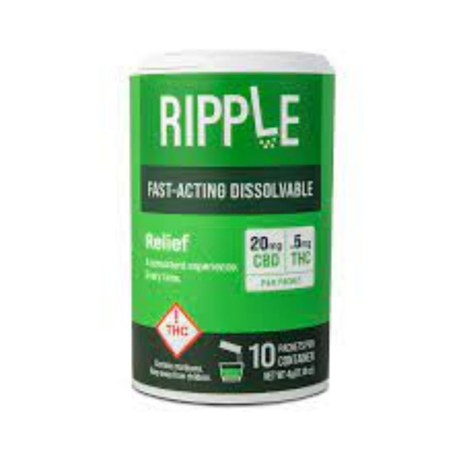 Photograph of product: Relief Dissolveable (Ripple)