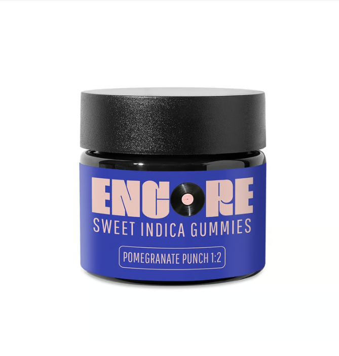 Photograph of product: Pomegranate Punch 1:2 | CBN:TH-oui Gummies | 20PK (25394)