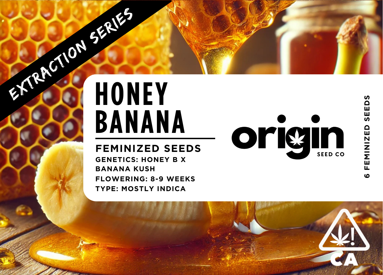 Photograph of product: Feminized 6pk - Honey Banana (Extraction Series)