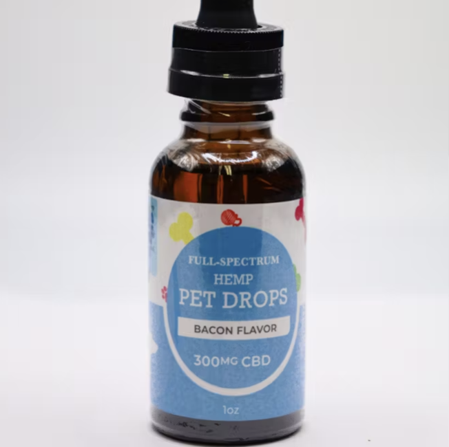 Photograph of product: Full Spectrum Hemp Unflavored Pet Drops 1oz (300mg)