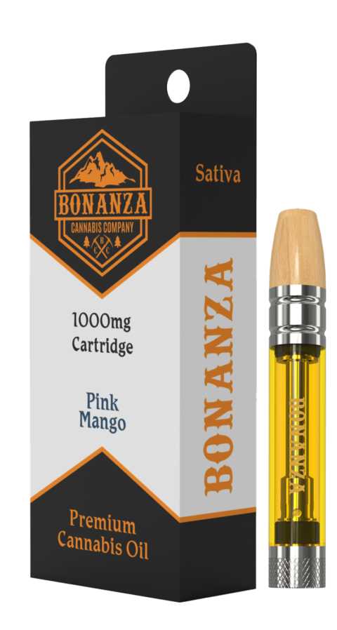 Photograph of product: Bonanza - Distillate Cartridge - Pink Mango (S) (1.0g)