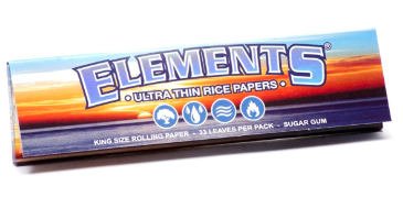 Photograph of product: ELEMENTS Rolling Papers: King Size