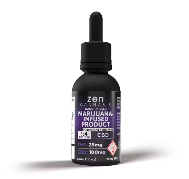 Photograph of product: Fresh Mint 1:4 Tincture (100mg)