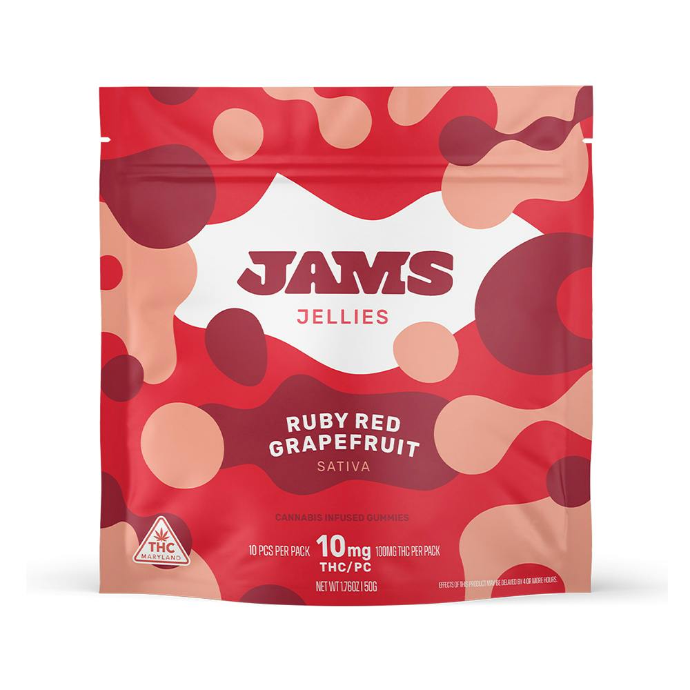 Photograph of product: Jams Classic Jellies | Ruby Red Grapefruit | Edible | 100mg