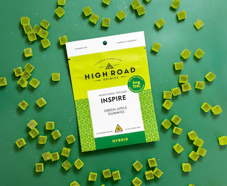 Photograph of product: Gummies | Inspire Green Apple | 100mg