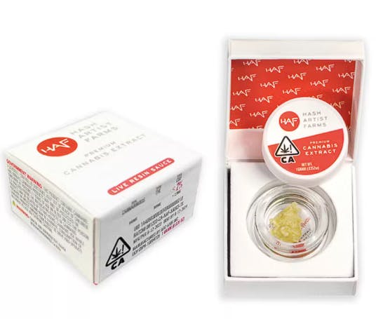 Photograph of product: Vanilla Frosting 1G Live Resin Sauce - 