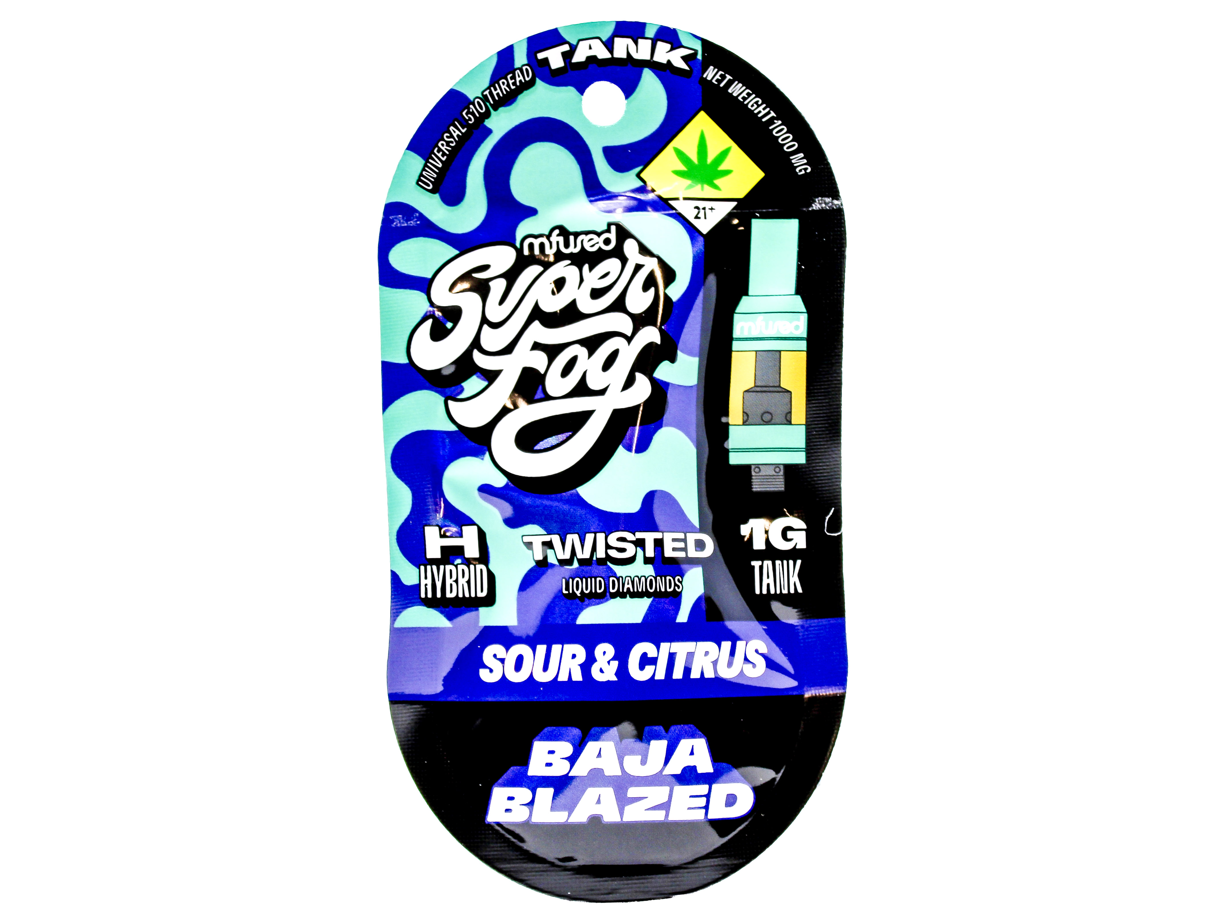 Photograph of product: MFD Baja Blazed Infused Live Resin Preroll 5pk 50583