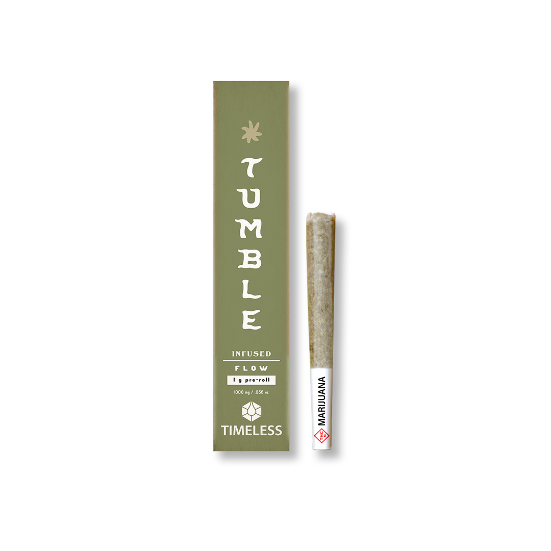 Photograph of product: TUMBLE 0.5G CACTUS CHILLER INFUSED PRE-ROLL 3PK