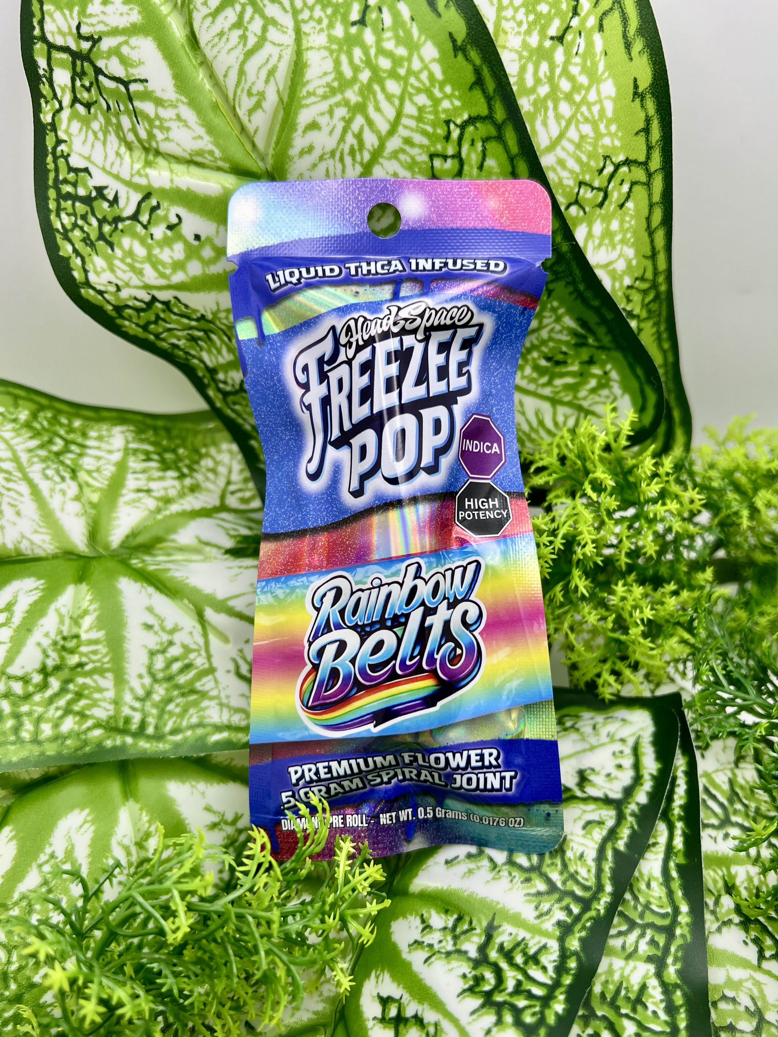 Photograph of product: Freeze Pop - Rainbow Belts - .5g