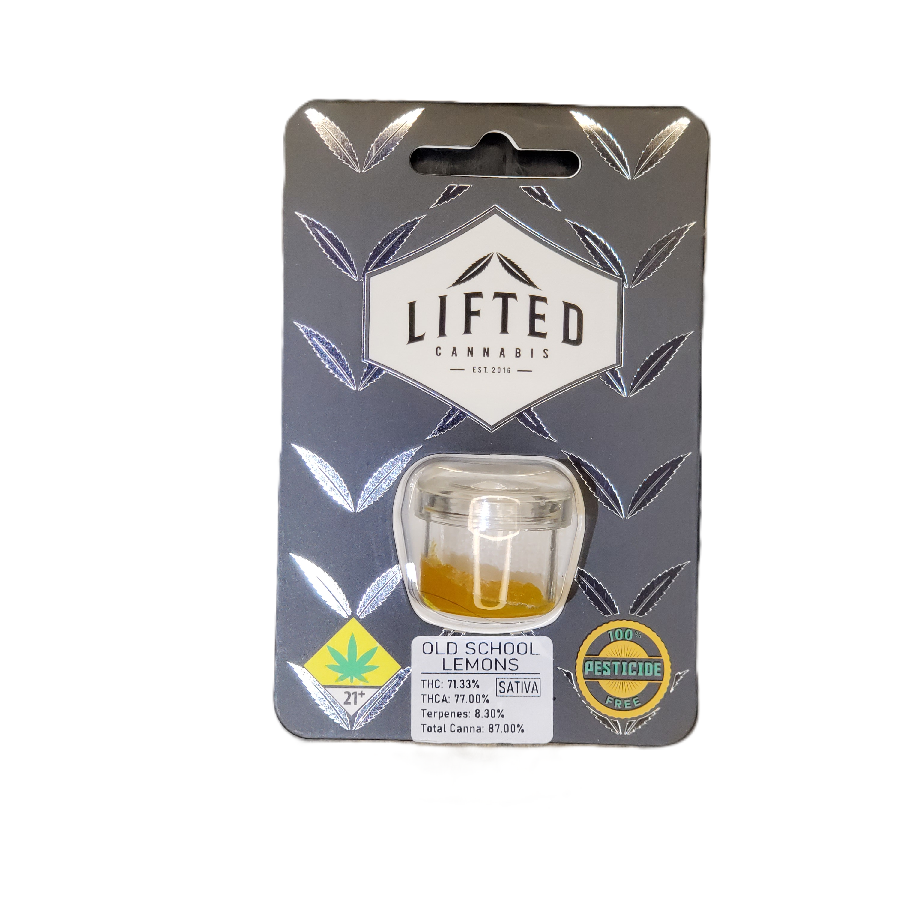 Photograph of product: Lifted CON Old School Lemons Sugar Crystals Hydrocarbon Extract 1g