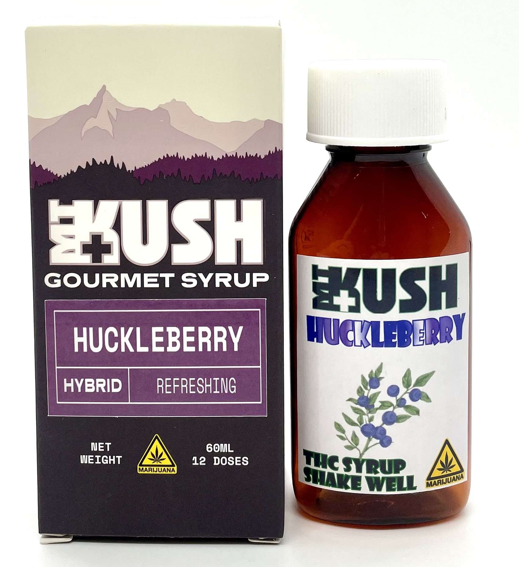 Photograph of product: Nano Huckleberry Syrup | 60 ml.
