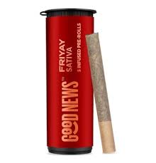 Photograph of product: Friyay (S) - Infused Pre-Roll Pack (.5gx5)