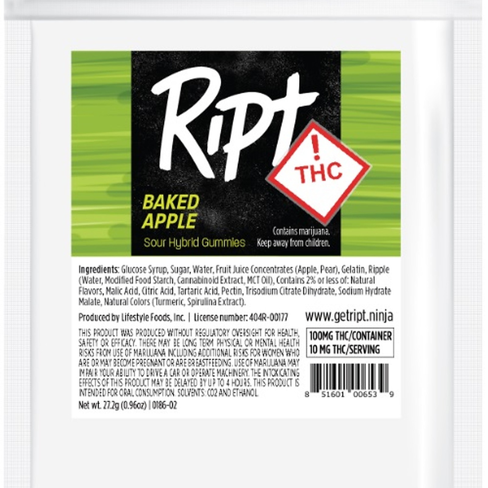 Photograph of product: Baked Apple Hybrid Gummies